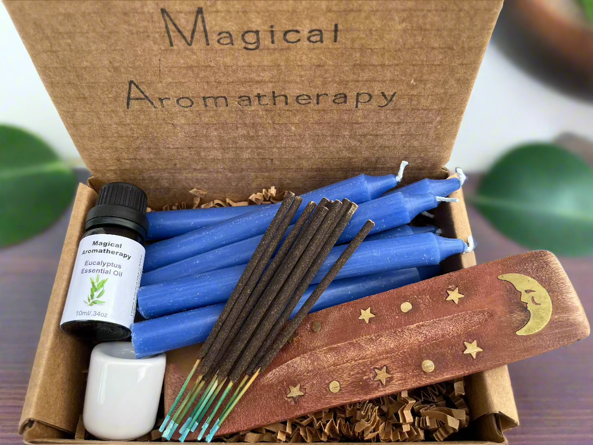 Healing Kit with Brass inlay Moon
