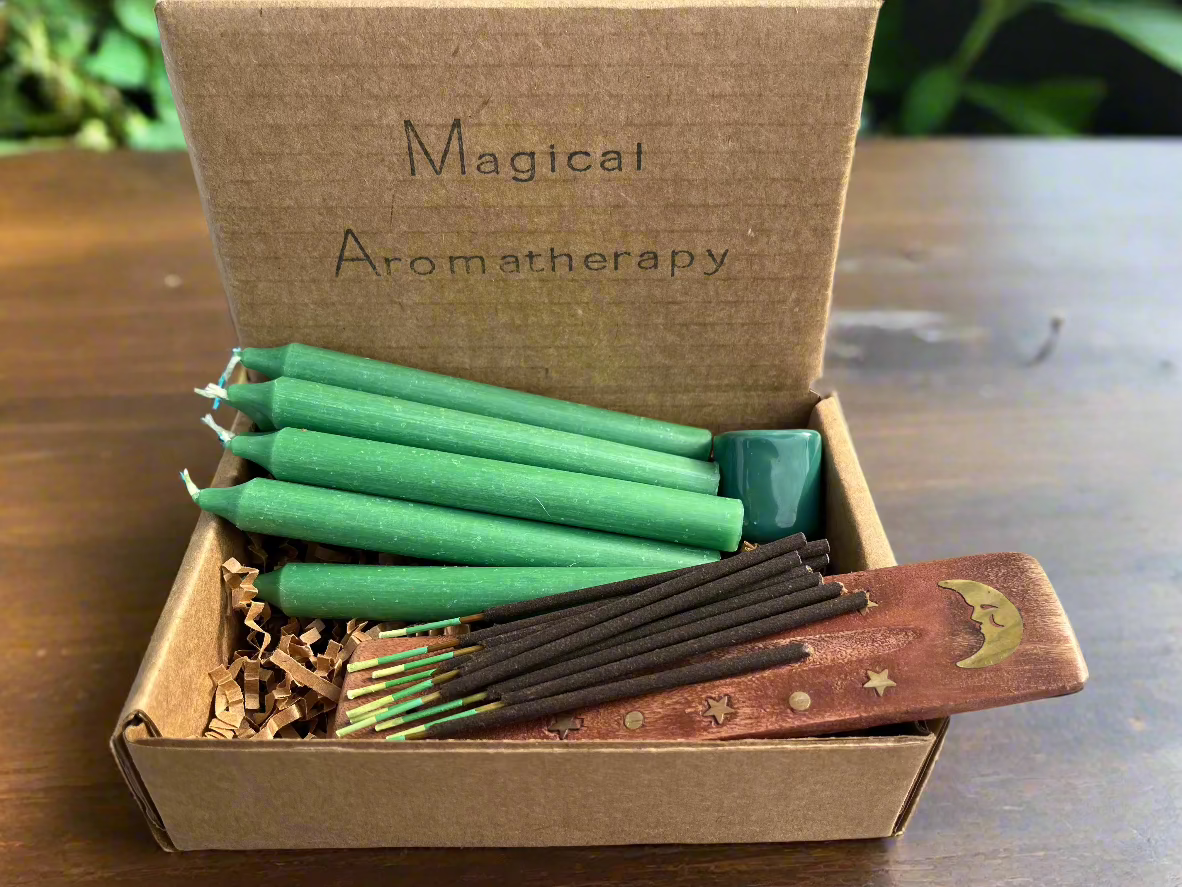 Money Prosperity Kit Brass Moon inlay