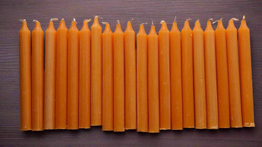 Orange Mini Candles 20 pack