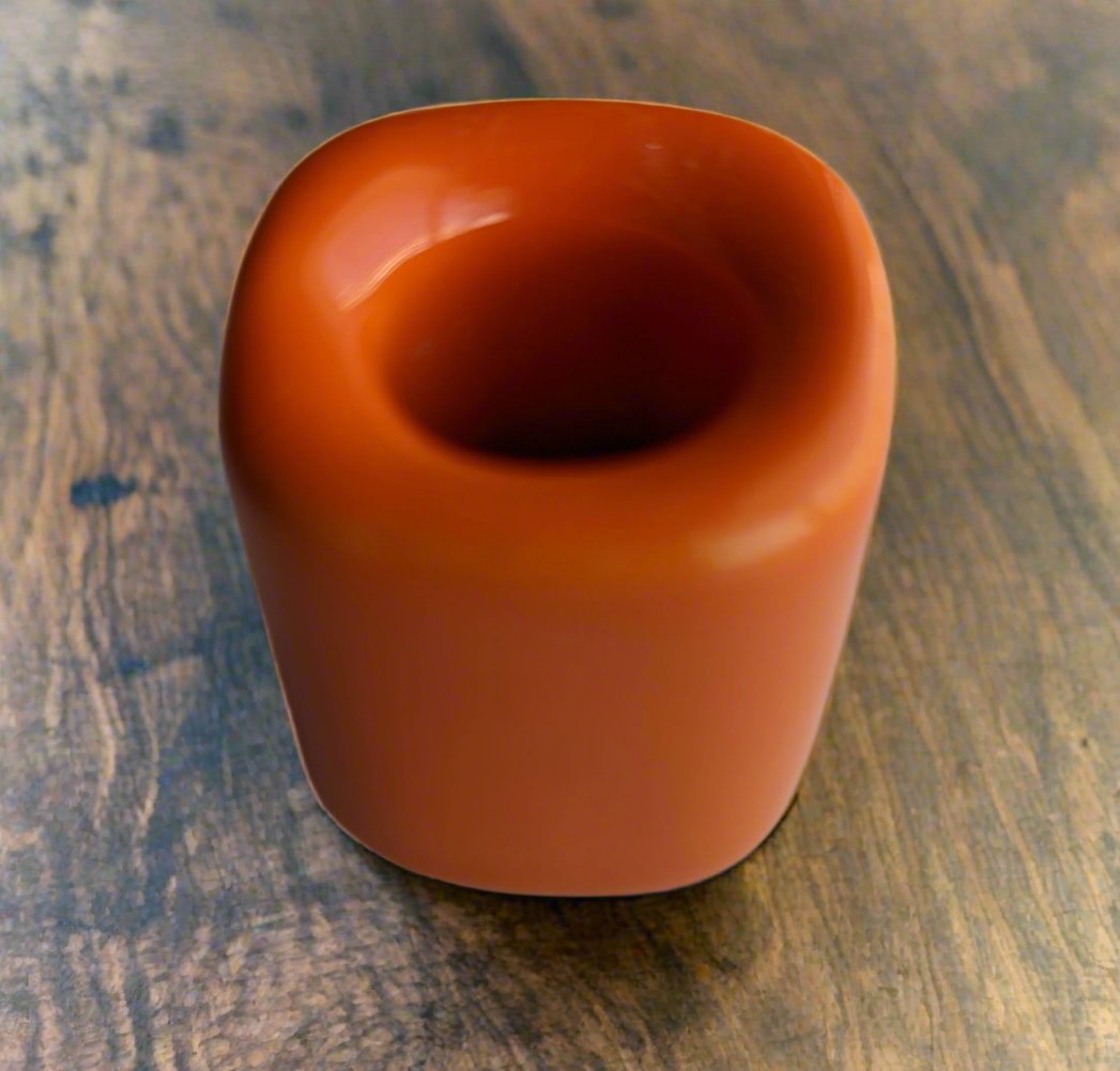 Orange Ceramic Mini Candle Holder