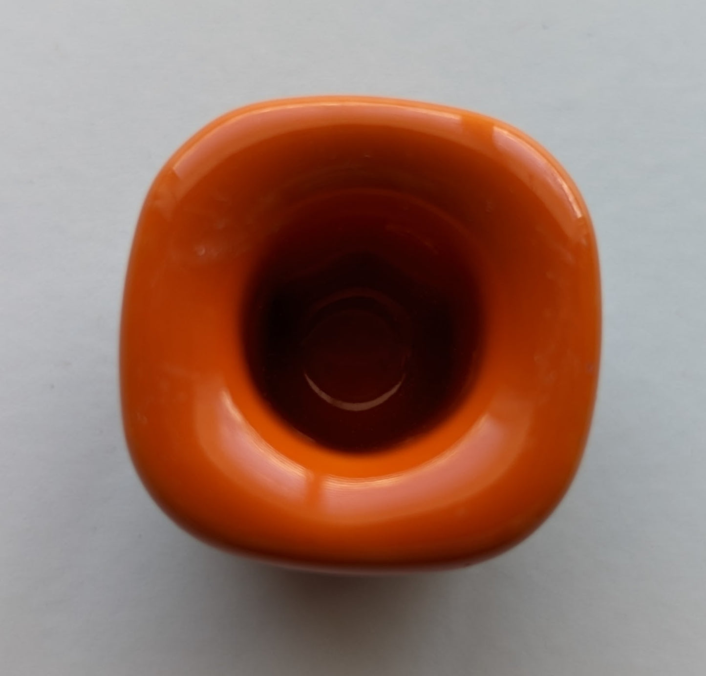Orange Ceramic Mini Candle Holder
