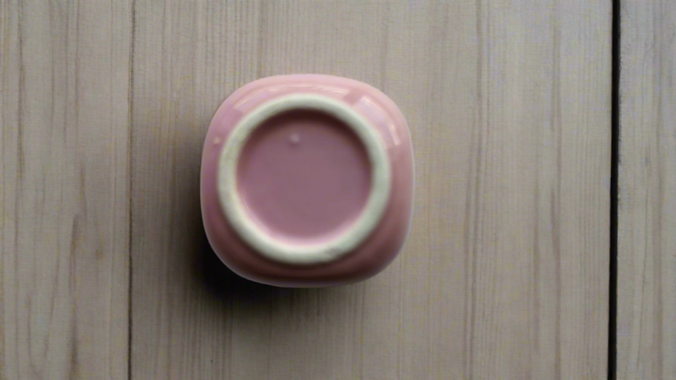 Pink Ceramic Mini Candle Holder