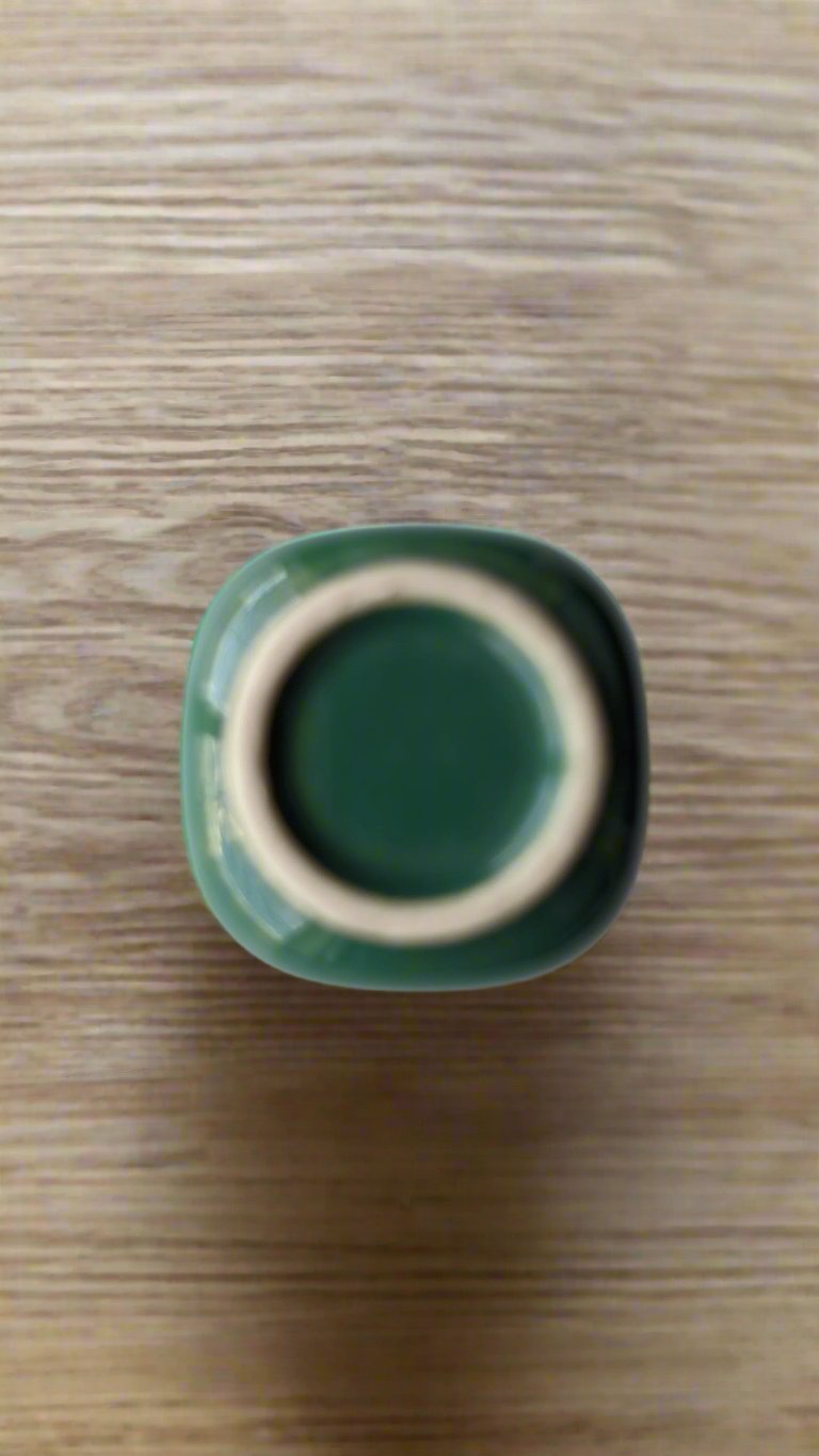 Green Ceramic Mini Candle Holder