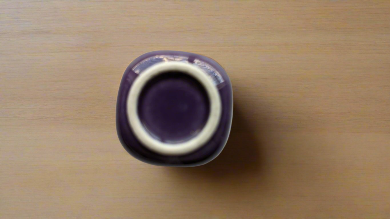 Purple Ceramic Mini Candle Holder