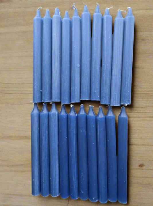 Blue Mini Candles 20 pack