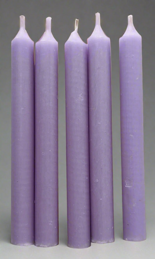 Purple Mini Candles 5 pack