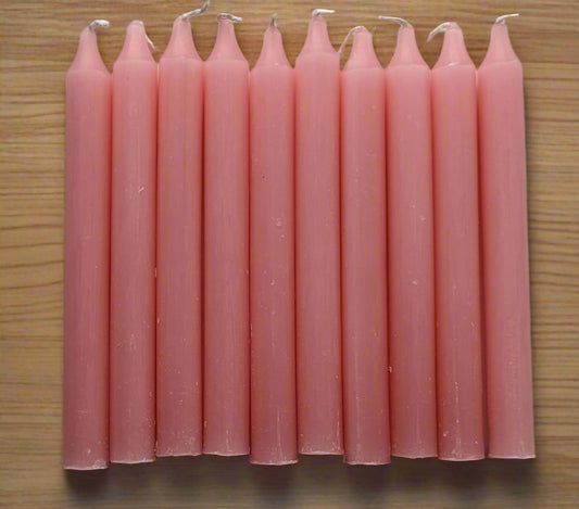 Pink Mini Candles 10 pack