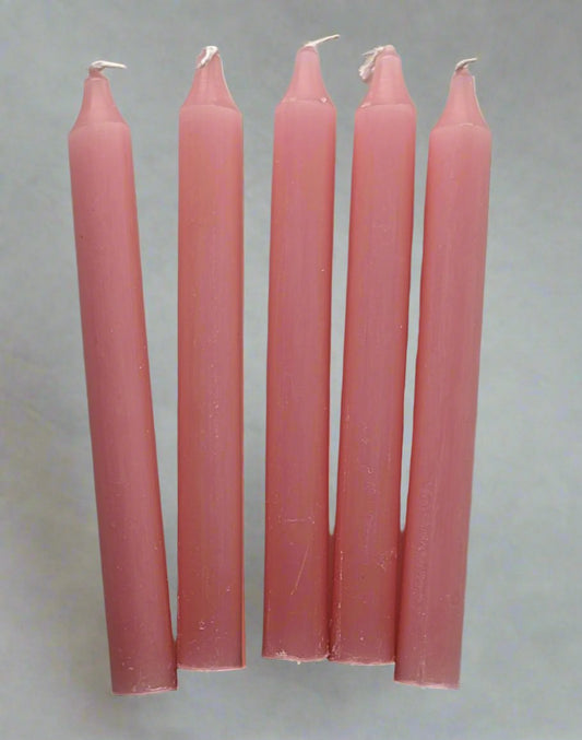 Pink Mini Candles 5 pack